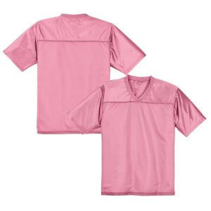 Blank Hip Hop Football Jersey V Neck Short Sleeve Football Shirts Practice Mesh Sport Uniform Gifts for Men Women Youth