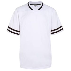 Blank Football Jerseys for Men Adult Hip-Hop Hipster Shirt Practice Sports Uniform Tops
