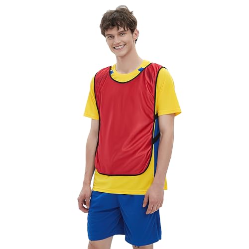 Scrimmage Training Vests Soccer Team Pennies Set of 6