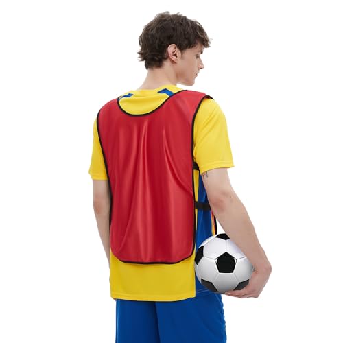 Scrimmage Training Vests Soccer Team Pennies Set of 6