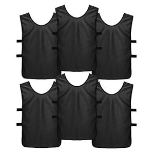 Pinnies Scrimmage Vests for Kids, Youth and Adults (6-Pack) - Soccer Pennies