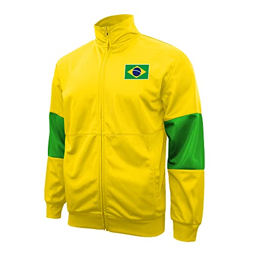 Adult Full-Zip Active Training Touchline Country Soccer Track Jacket
