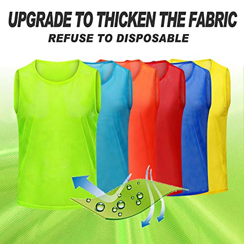 Basketball Jersey，Pinnies Adult，Scrimmage Vests for Kids Soccer Training Equipment